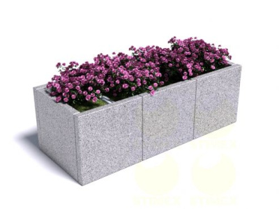 Цветочница, высокая клумба ЦВ4 1200х760х600 мм