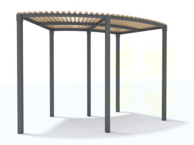 Пергола PG9 3500х1787х2370 мм