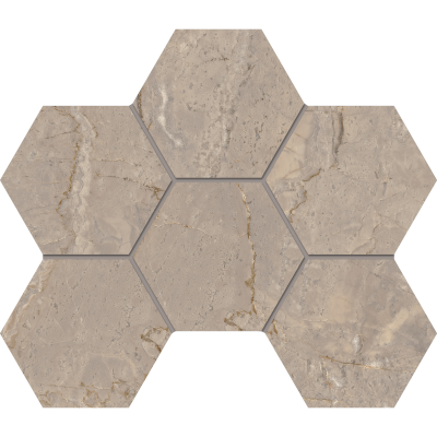 Мозаика BERNINI BR02 Hexagon 250x285 мм Полир.