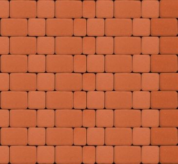 Тротуарная плитка Инсбрук Альт, Оранжевый, гладкая