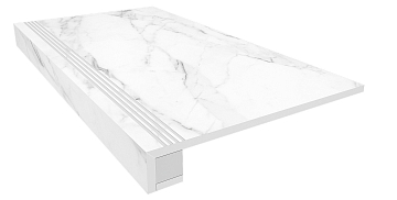 Комплект (Ступень SUPREME SM01 (330x1200) мм Непол (прямоугол. бортик) + Подступенок (145x1200))