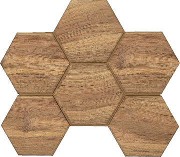 Мозаика SELECTION SI02 Hexagon 250x285x10 мм Непол 