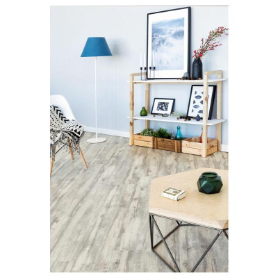 Каменно-полимерная плитка ЕСО 107-8 Акация Click 1220×183х4mm, 43 класс