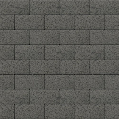 Тротуарная плитка Прямоугольник Лайн Серый, native