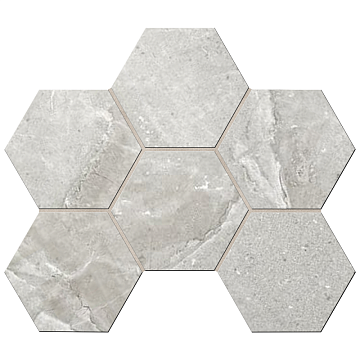 Мозаика KA01 Hexagon 250x285 мм Непол.(10 мм)
