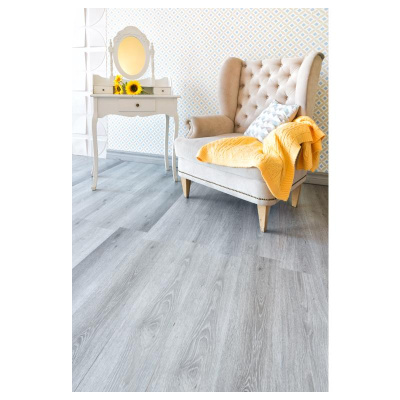 Кварц-виниловая плитка ЕСО 3-16 Дуб Пепельный 1219,2х184,15х3mm, 43 класс