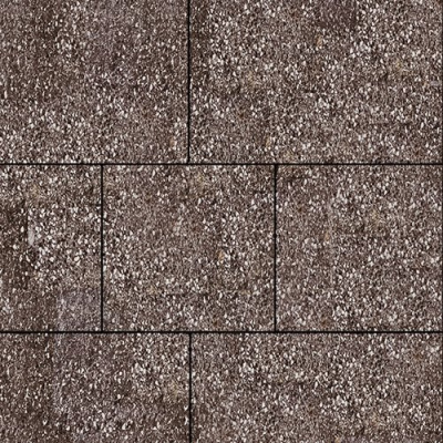 Тротуарная плитка Инсбрук Ланс, Коричневый, бассировка 