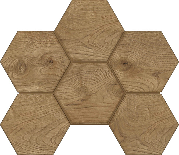 Мозаика SELECTION SI04 Hexagon 250x285x10 мм Непол 