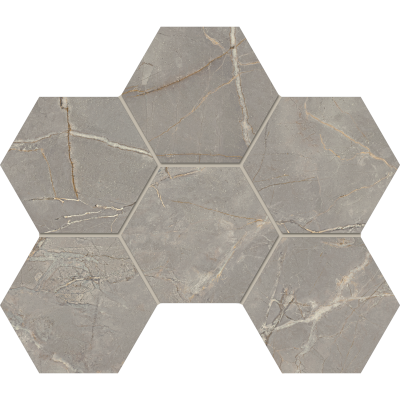 Мозаика BERNINI BR03 Hexagon 250x285 мм Полир.
