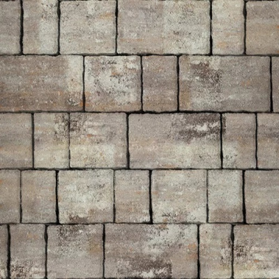 Тротуарная плитка Старый город, ColorMix Берилл, бассировка