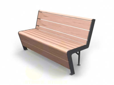 Диван городской уличный D650 1510x650x860 мм
