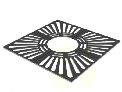 Приствольная решетка ТС17 1200х1200х25 мм