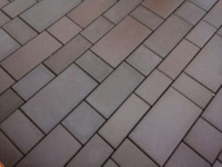 Тротуарная плитка Инсбрук Тироль, Коричневый, гладкая 