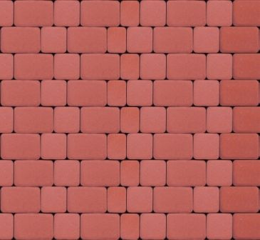 Тротуарная плитка Инсбрук Альт, Красный, гладкая