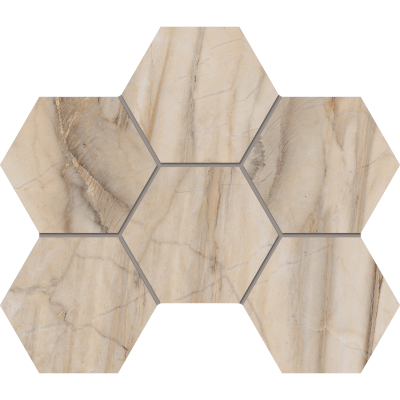 Мозаика BERNINI BR01 Hexagon 250x285 мм Непол.