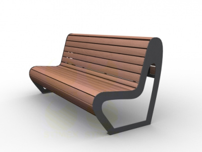 Диван городской уличный D454 1520x850x880 мм