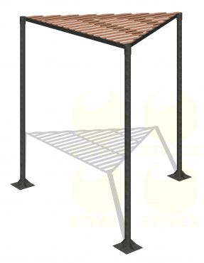 Пергола PG11 5300х4560х2600 мм