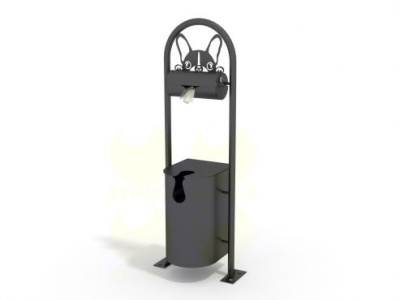 Урна для собак, Дог-бокс УДБ-1 466x295x1400 мм