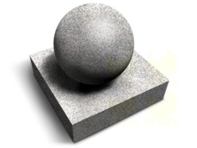 Столбик парковочный SDP9 (СДП9) 400x400x420 мм