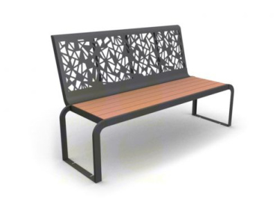 Диван городской уличный D62 1660x670x1010 мм