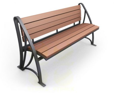 Диван городской уличный D52 1580x600x820 мм