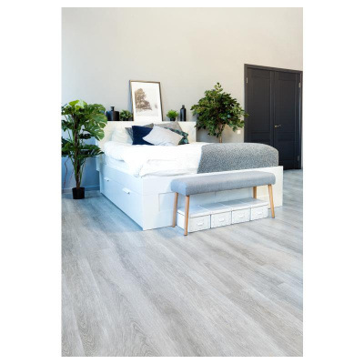 Кварц-виниловая плитка ЕСО 3-26 Дуб Туманный 1219,2х184,15х3mm, 43 класс