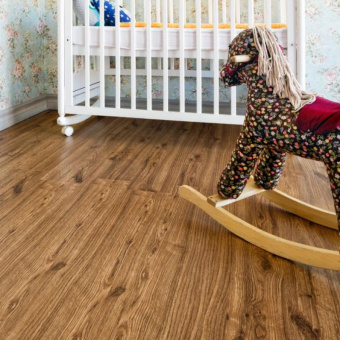 Каменно-полимерная плитка ЕСО 162-7 Дуб Классический 1220×183х4mm, 43 класс