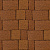 Тротуарная плитка Старый город, Оранжевый, native