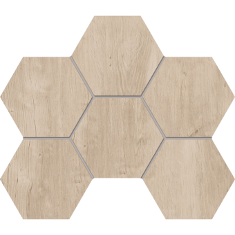 Мозаика SOFT WOOD SF02 Hexagon 250x285 мм Непол.