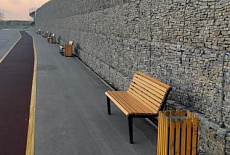 Набережная в г. Ангарск