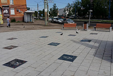 Сквер "ФАРМАСИНТЕЗ" в г. Усолье-Сибирское