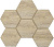 Мозаика SELECTION SI01 Hexagon 250x285x10 мм Непол 