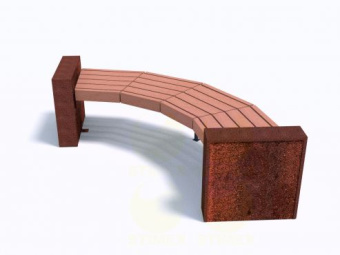 Парковая скамейка С707 1980х790х505 мм