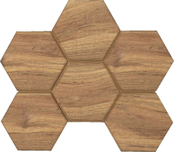 Мозаика SELECTION SI02 Hexagon 250x285x10 мм Непол 