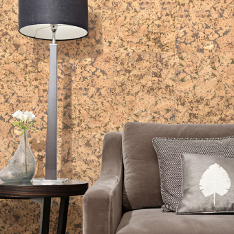 Пробковое настенное покрытие Wall Design Monte Brown 600х300х3 мм 
