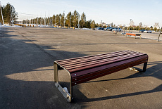 Набережный бульвар в г. Ангарск