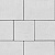 Тротуарная плитка Инсбрук Ланс, Белый, гладкая 