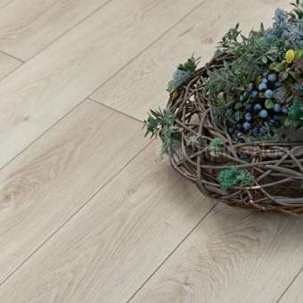 Каменно-полимерная плитка ЕСО 7-2 Дуб Белая Ночь 1524×180х8mm, 43 класс