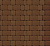 Тротуарная плитка Инсбрук Альт, коричневый, гладкая