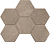 Мозаика GABBRO GB02 Hexagon 250x285 мм Непол.