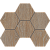 Мозаика KRAFT WOOD KW01 Hexagon 250x285 мм структур.