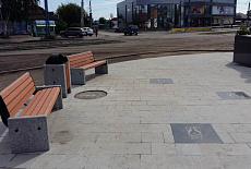 Сквер "ФАРМАСИНТЕЗ" в г. Усолье-Сибирское