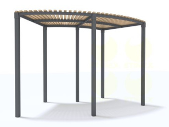 Пергола PG9 3500х1787х2370 мм