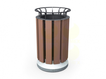 Урна для мусора уличная U11450x450x750 мм архитектурный бетон