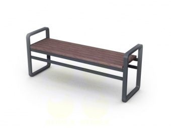 Скамья уличная парковая C306 1580x450x650 мм