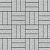 Тротуарная плитка Паркет белый, бассировка 
