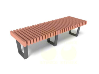 Скамья уличная парковая C759 1500х530х435 мм