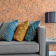 Пробковое настенное покрытие Wall Design Monte Blue 600х300х3 мм 