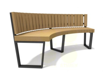 Диван уличный Д757 2450x530x830 мм