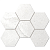Мозаика KA00 Hexagon 250x285 мм Непол.(10 мм)